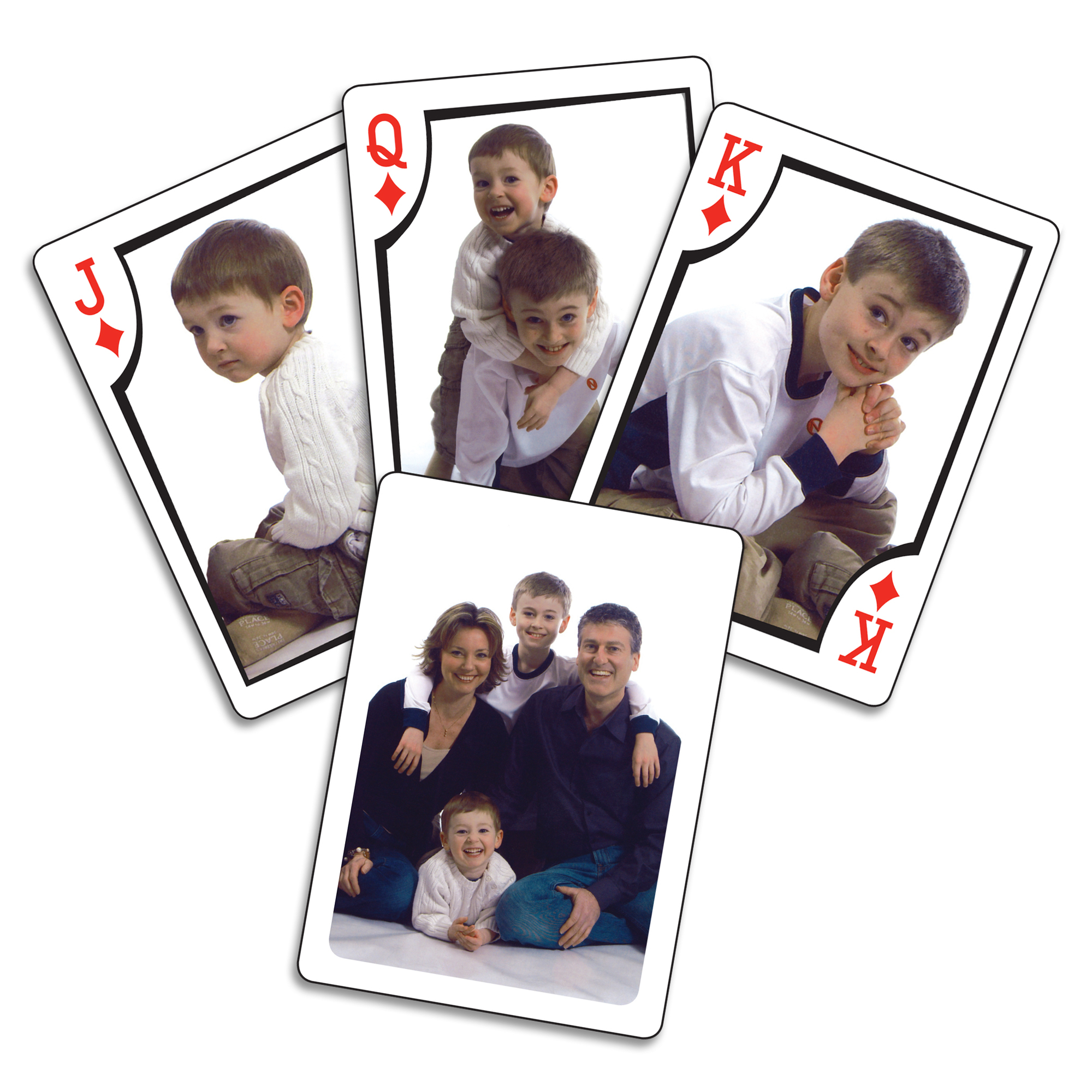 Full Deck - 12 Different Face Cards